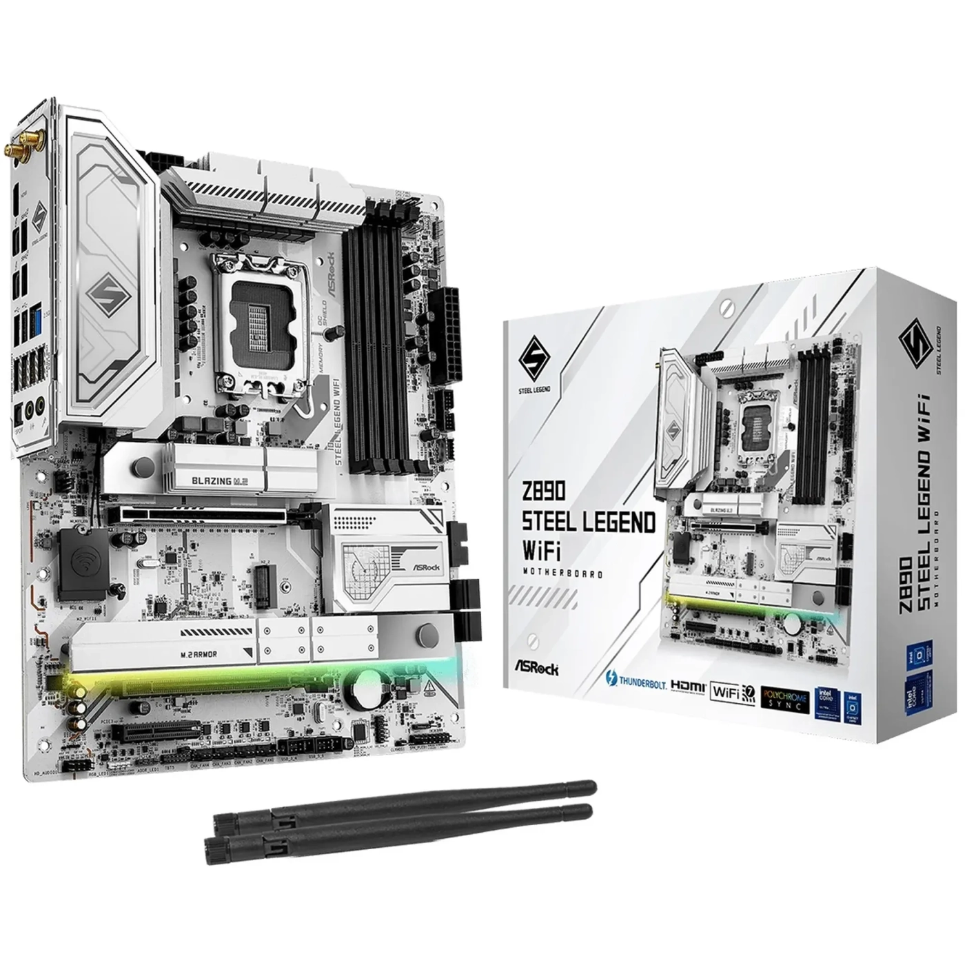 Купить Материнская плата ASRock Z890 STEEL LEGEND WIFI - фото 1