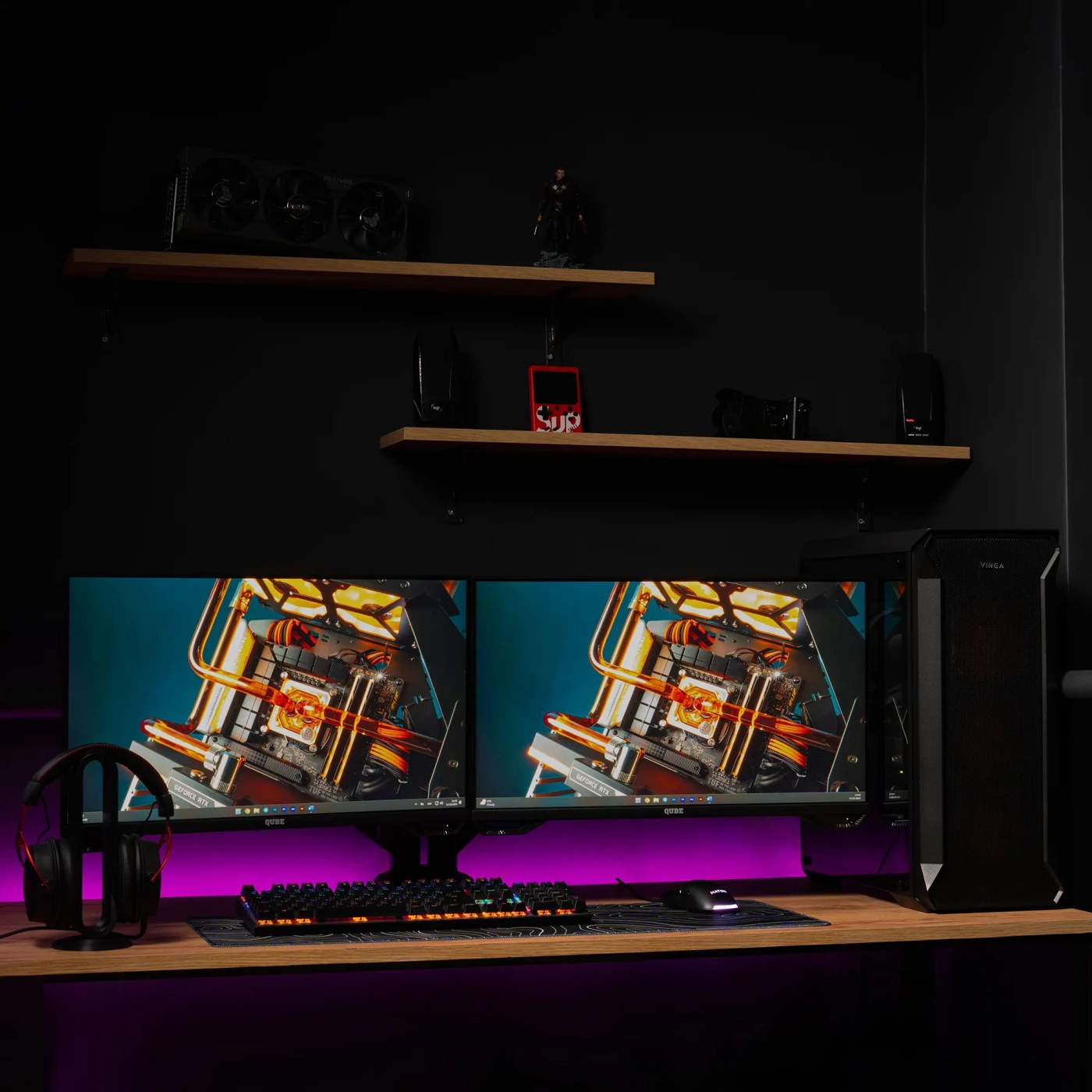 Купить Крепление для монитора (кронштейн) Qube 3209BD до 2x32" 2-9 кг - фото 9