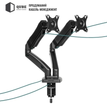 Купить Крепление для монитора (кронштейн) Qube 3209BD до 2x32" 2-9 кг - фото 6