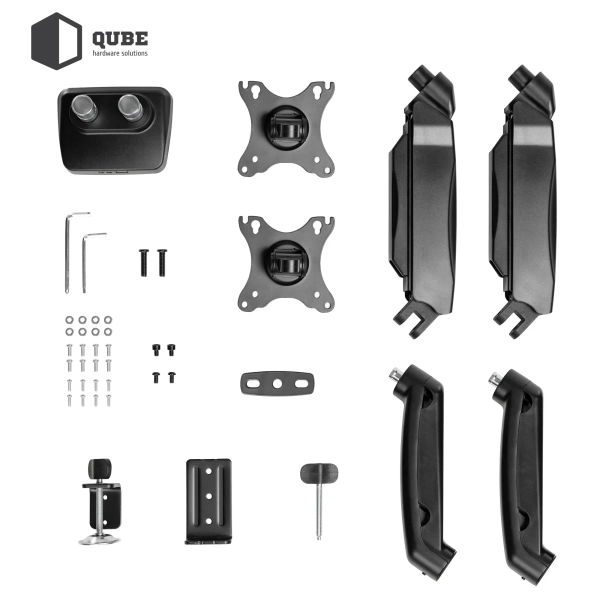 Купить Крепление для монитора (кронштейн) Qube 3209BD до 2x32" 2-9 кг - фото 16