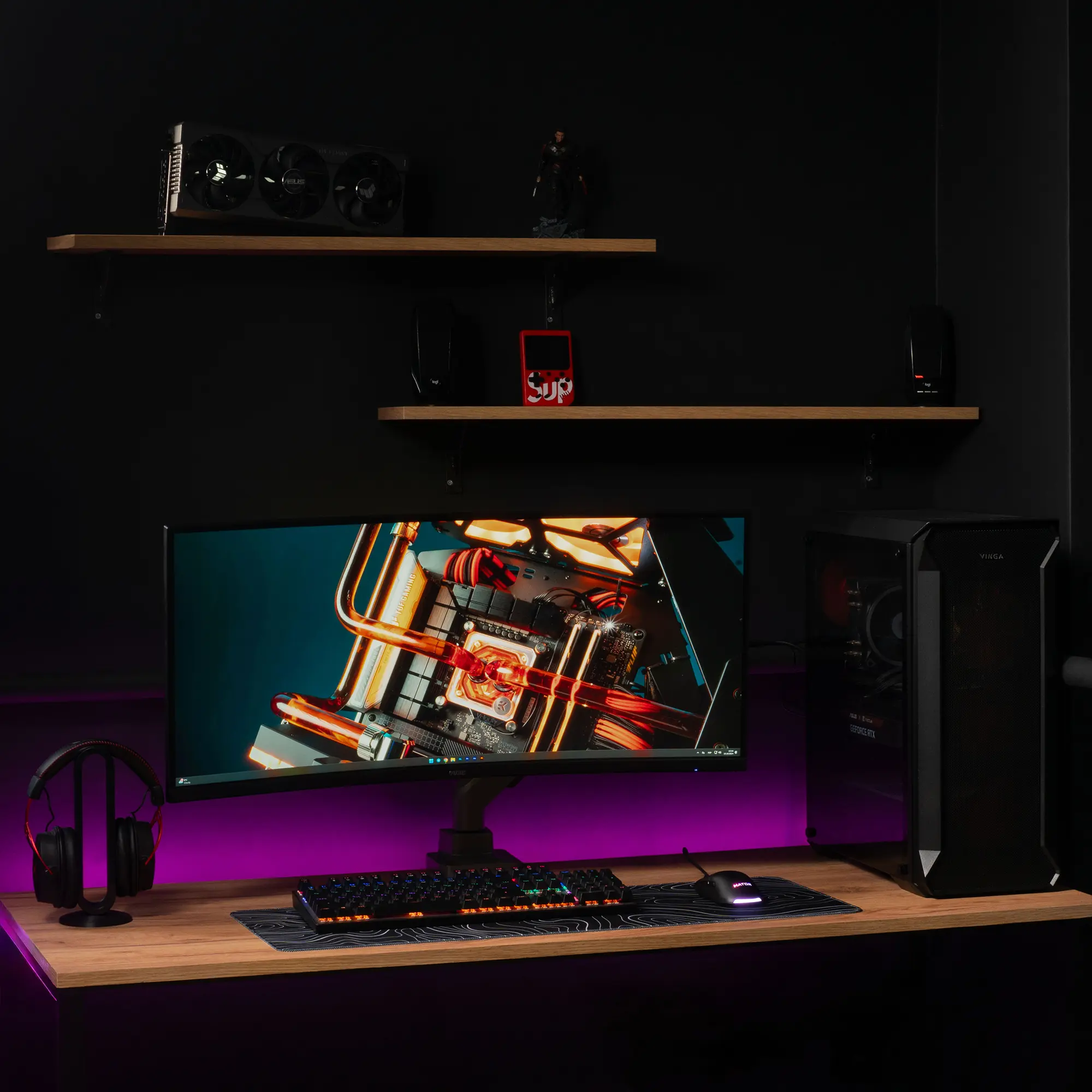Купить Крепление для монитора (кронштейн) Qube 4918S до 49" 1-18 кг - фото 12