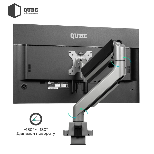 Купить Крепление для монитора (кронштейн) Qube 4918S до 49" 1-18 кг - фото 12