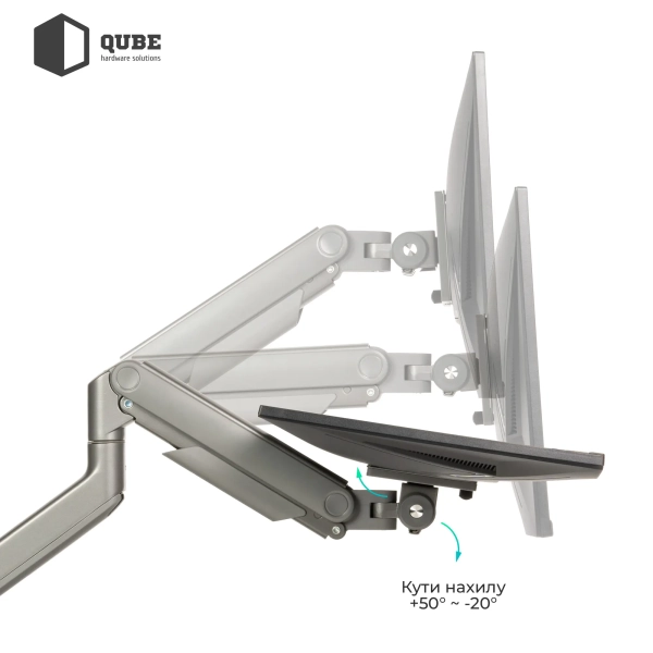 Купить Крепление для монитора (кронштейн) Qube 4920G до 49" 2-20 кг - фото 7