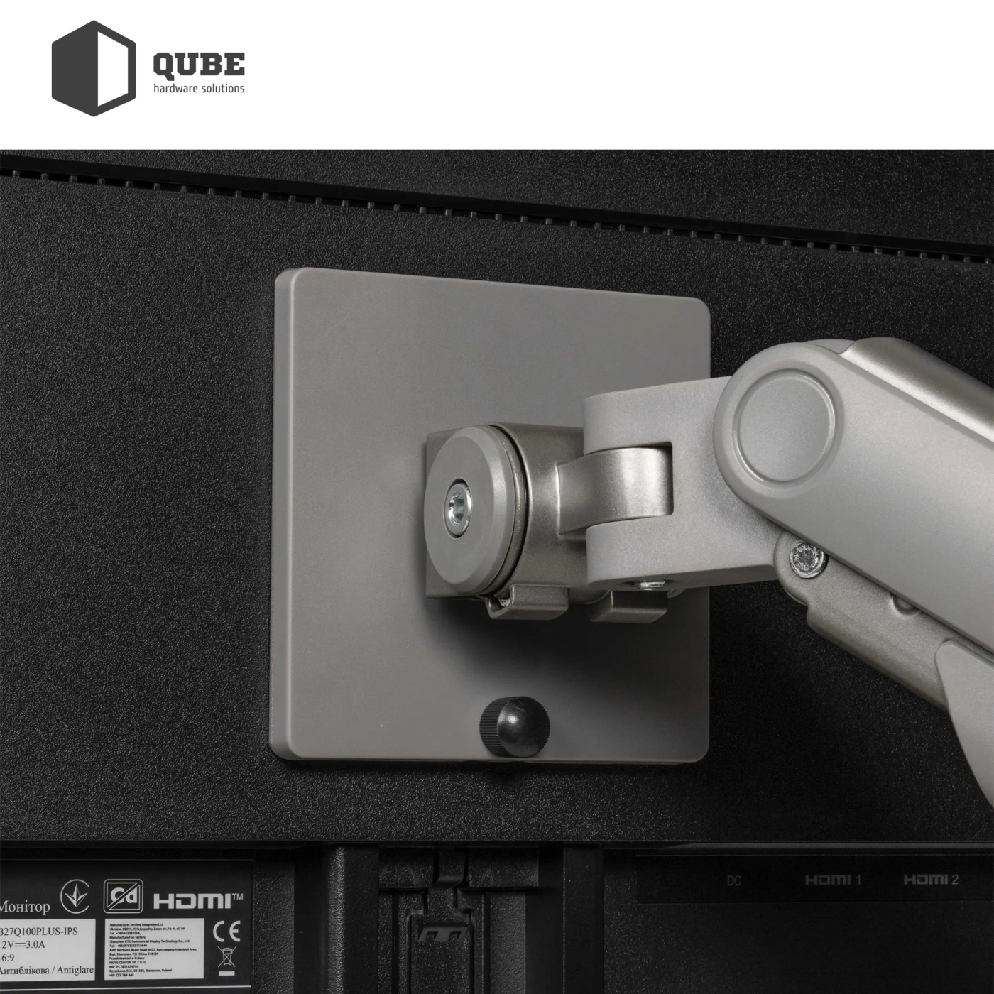 Купить Крепление для монитора (кронштейн) Qube 4520GD до 2x45" 2-20 кг - фото 15