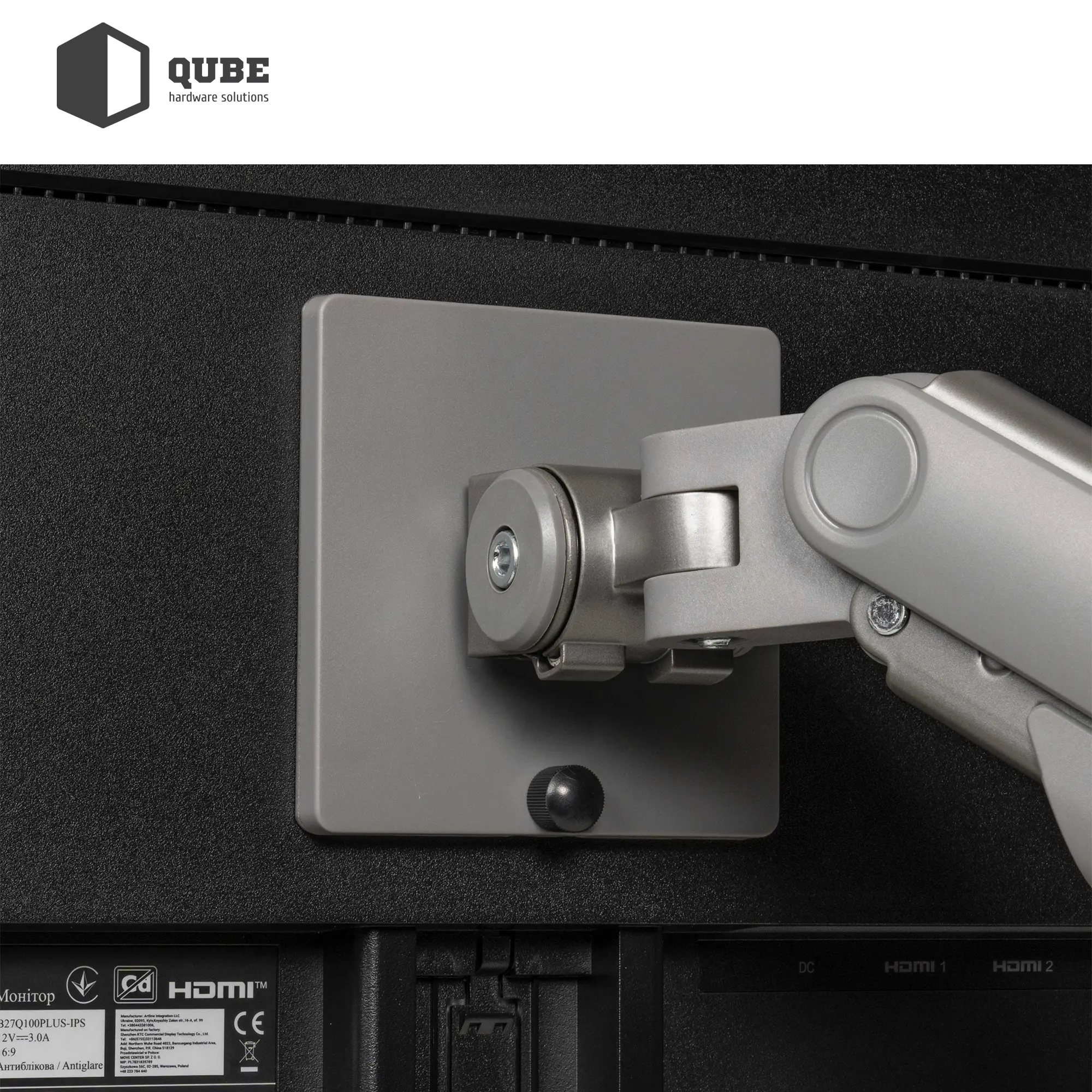 Купить Крепление для монитора (кронштейн) Qube 4520GD до 2x45" 2-20 кг - фото 15