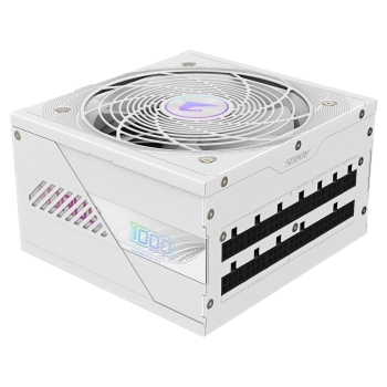 Купить Блок питания Gigabyte AE1000PM PG5 1000W 80+ Platinum Modular PCIe 5.0 (GP-AE1000PM PG5 ICE) White - фото 1