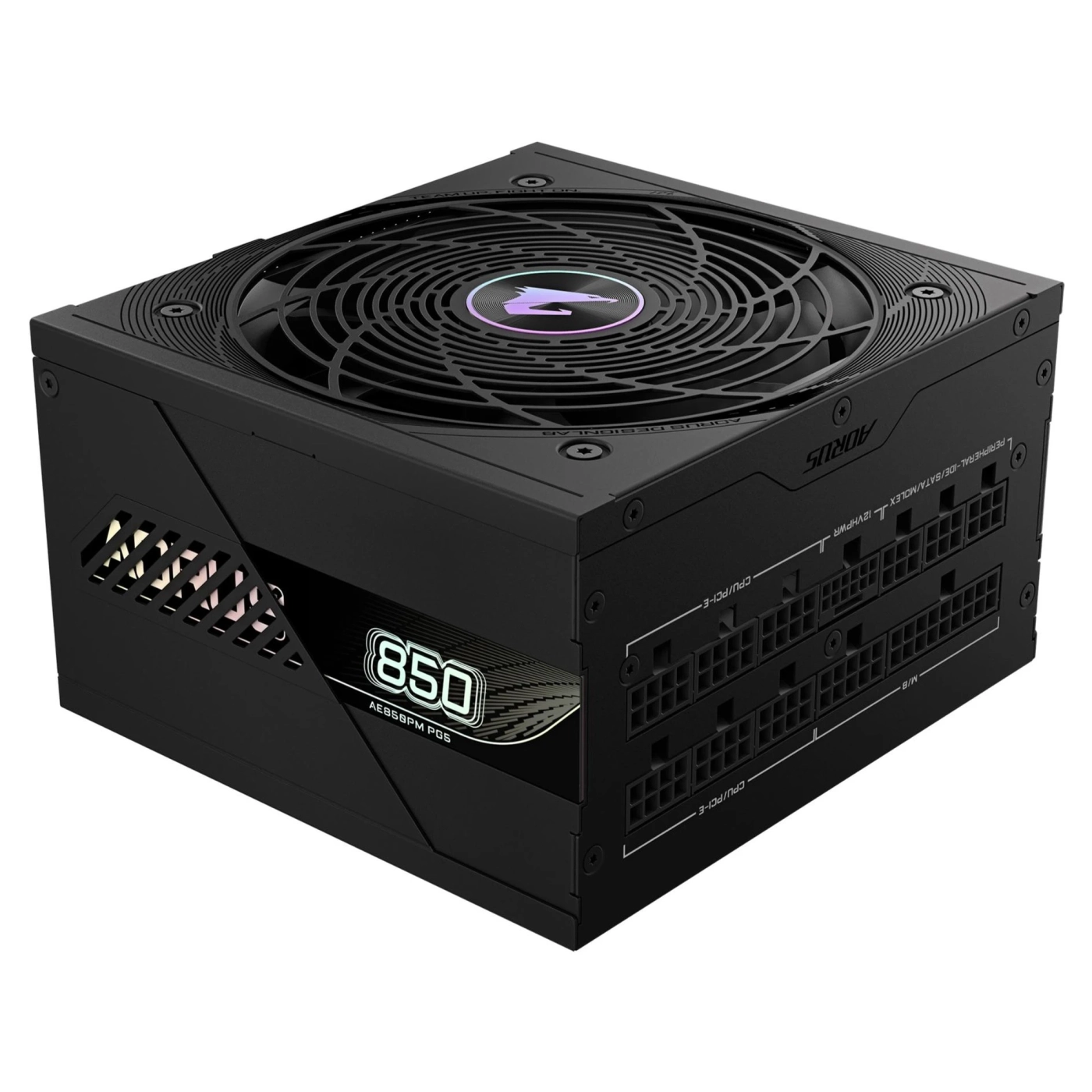 Купить Блок питания Gigabyte AE850PM PG5 850W 80+ Platinum Modular PCIe 5.0 (GP-AE850PM PG5) Black - фото 1