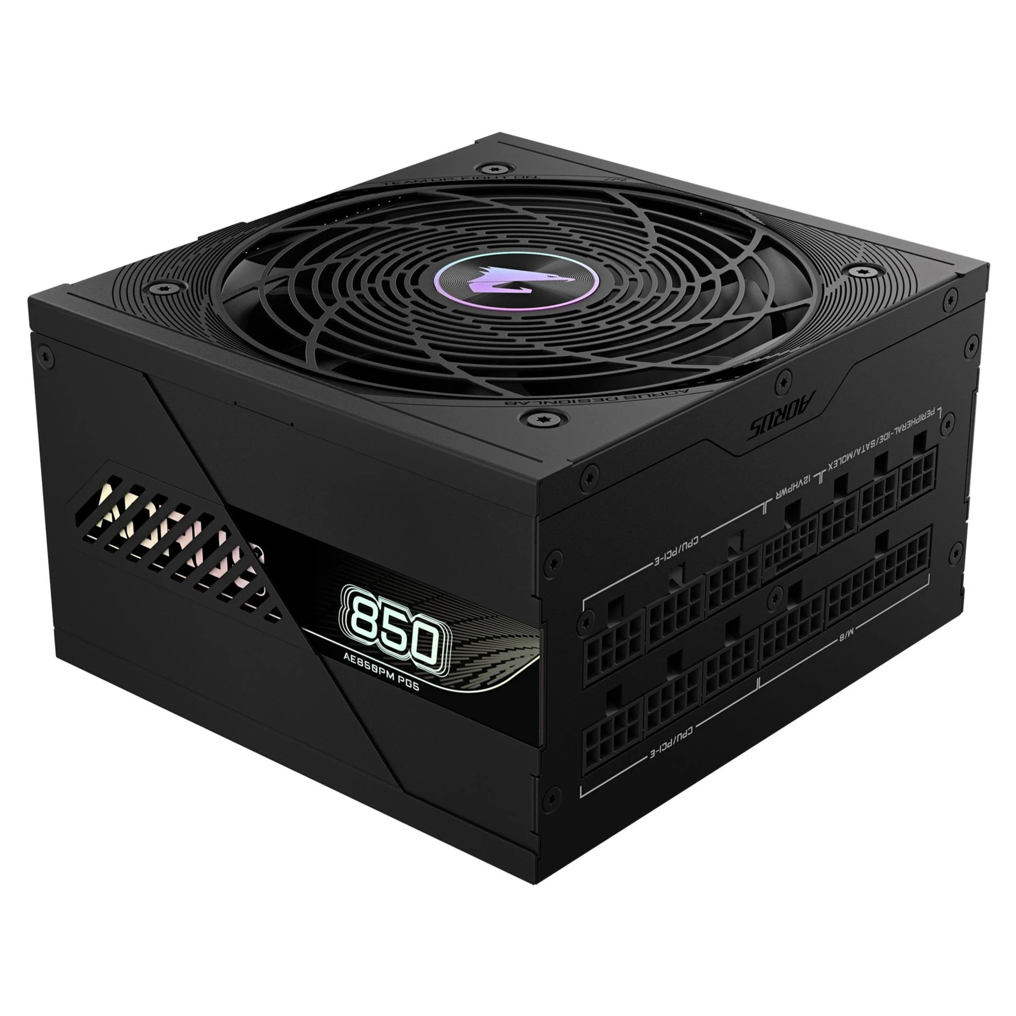 Купить Блок питания Gigabyte AE850PM PG5 850W 80+ Platinum Modular PCIe 5.0 (GP-AE850PM PG5) Black - фото 1