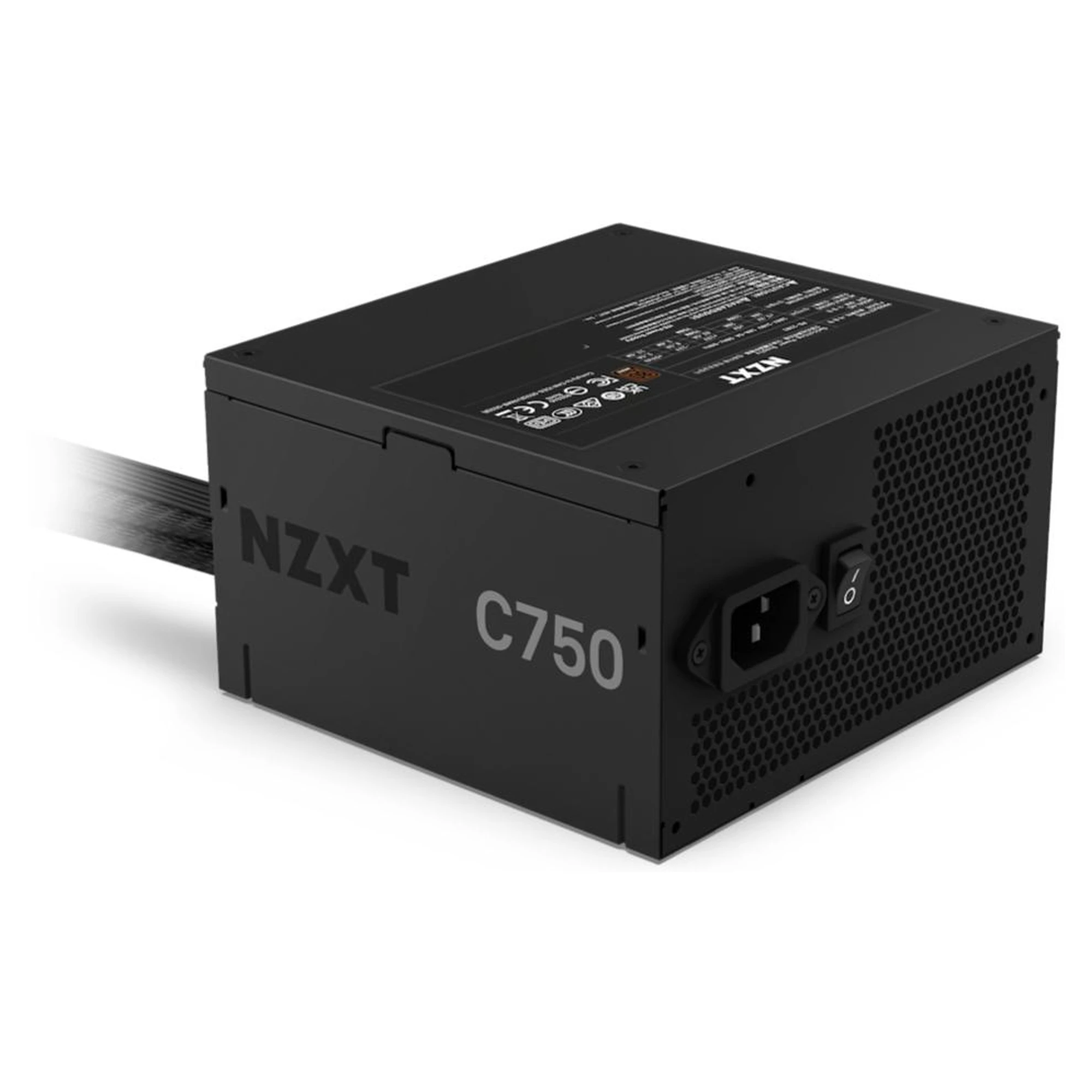 Купить Блок питания NZXT C750 750W 80+ Bronze Black (PA-7B2BB-EU) - фото 2