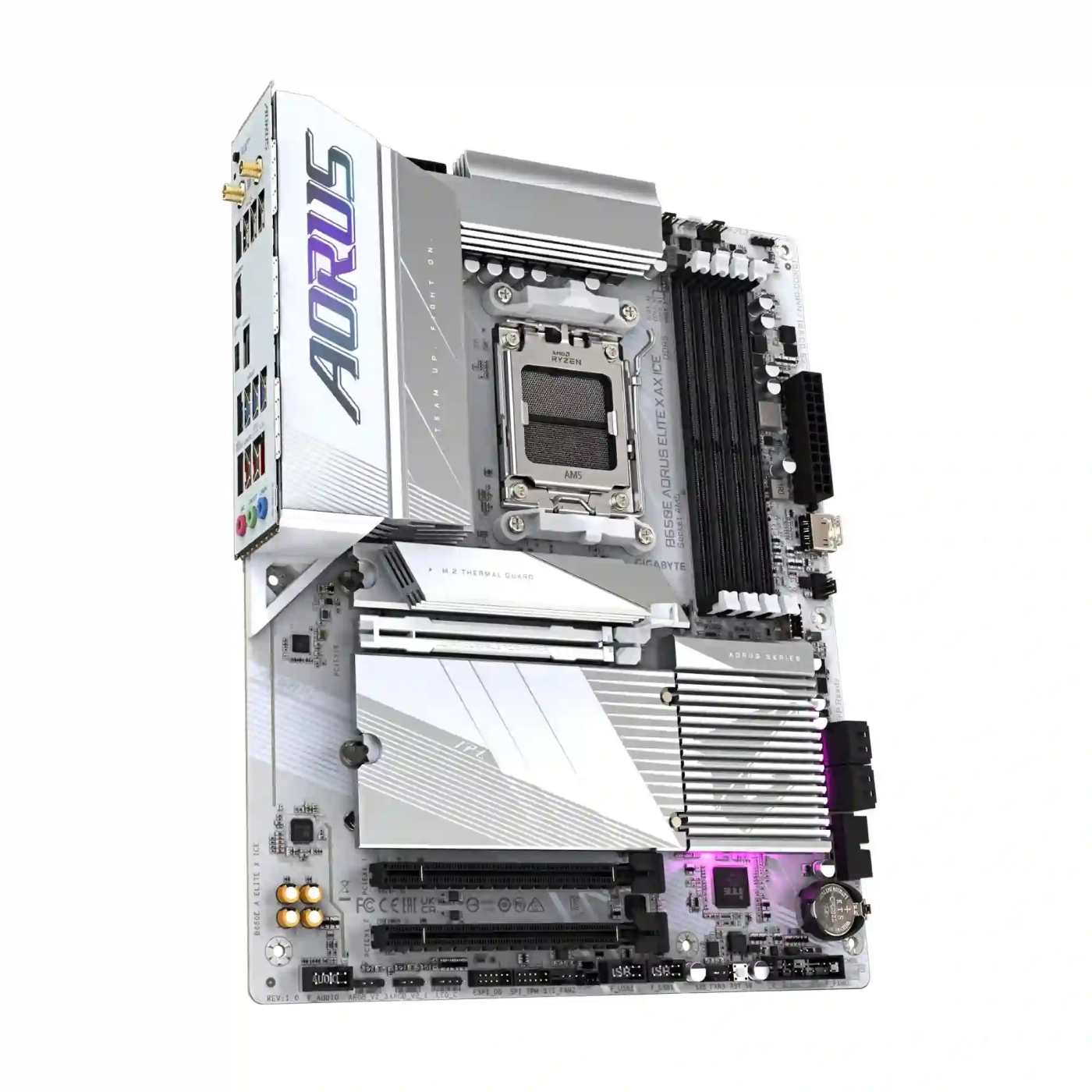 Купить Материнская плата GIGABYTE B650E AORUS ELITE X AX ICE - фото 2