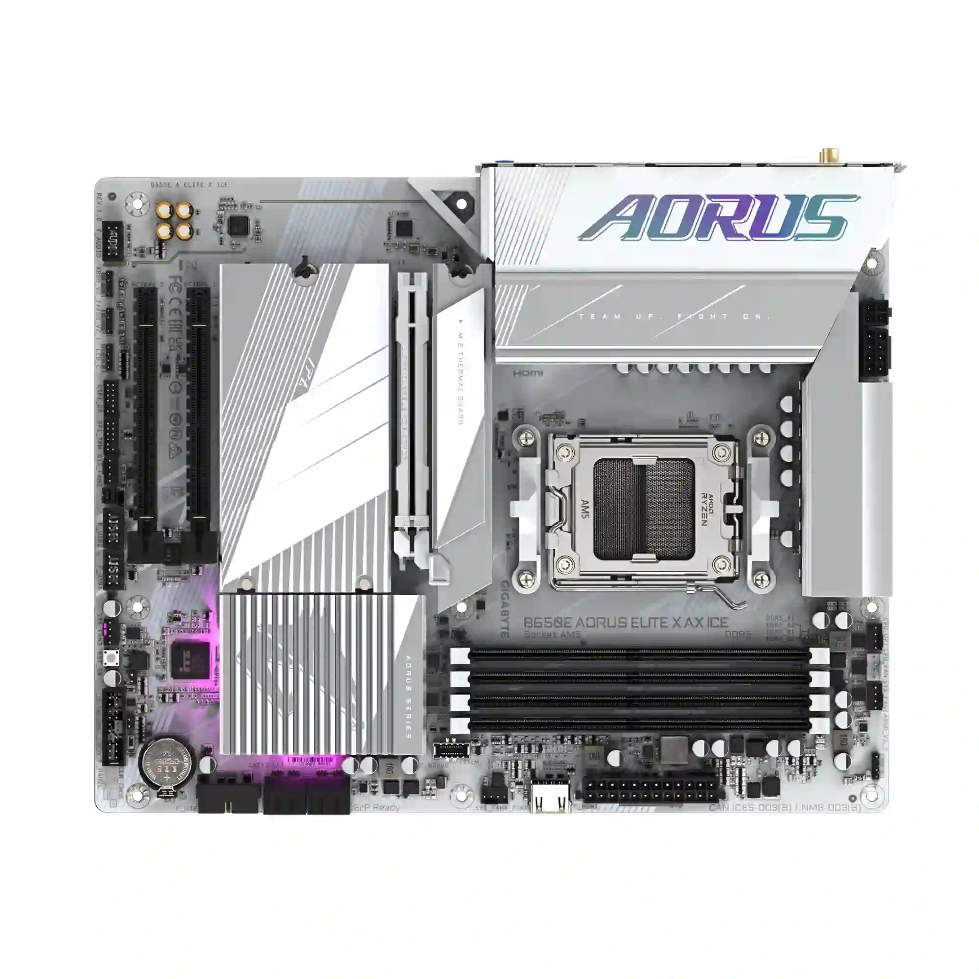 Купить Материнская плата GIGABYTE B650E AORUS ELITE X AX ICE - фото 3