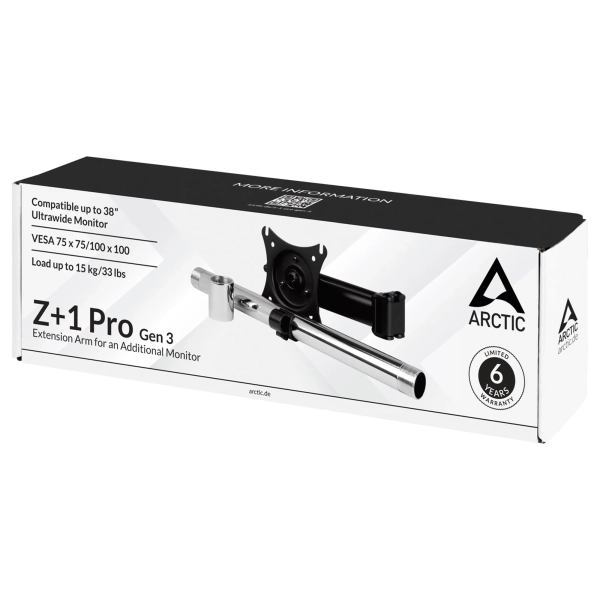 Купить Дополнительное крепление для монитора (кронштейн) Arctic Z+1 Pro (Gen 3) (AEMNT00055A) - фото 7
