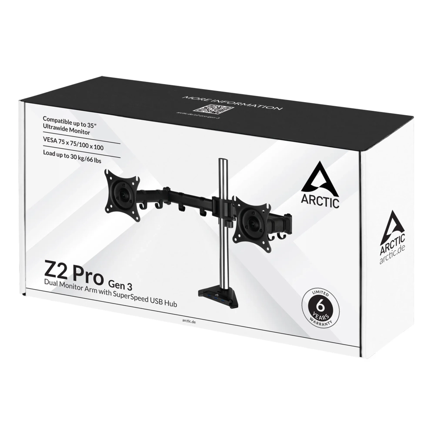 Купить Крепление для монитора (кронштейн) Arctic Z2 Pro (Gen 3) (AEMNT00050A) - фото 8