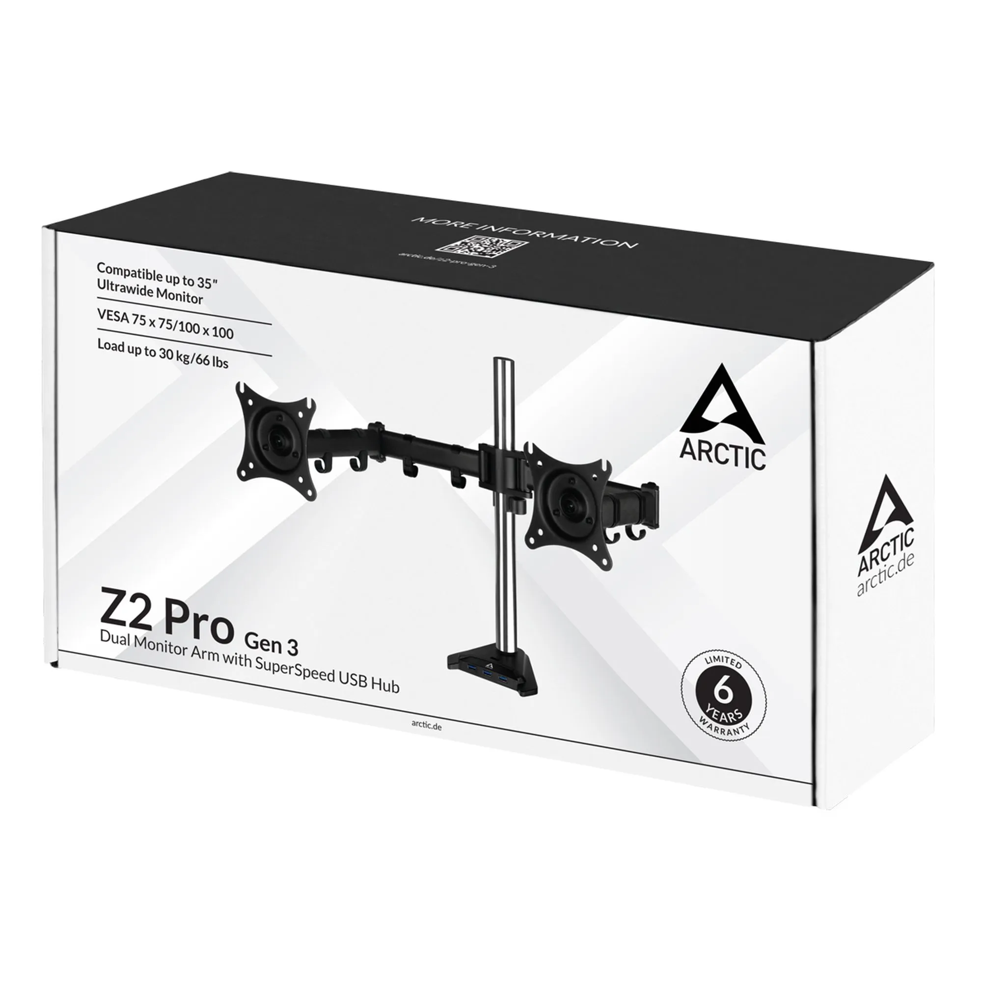 Купить Крепление для монитора (кронштейн) Arctic Z2 Pro (Gen 3) (AEMNT00050A) - фото 8
