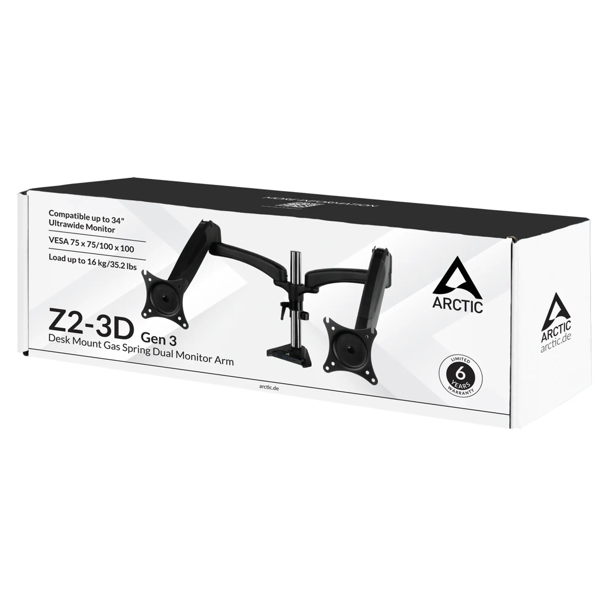 Купить Крепление для монитора (кронштейн) Arctic Z1-3D (Gen3) (AEMNT00059A) - фото 14