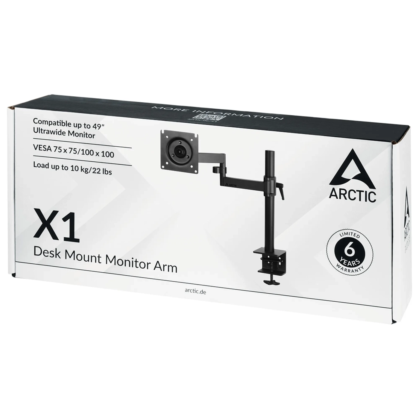 Купить Крепление для монитора (кронштейн) Arctic X1 (AEMNT00061A) - фото 6