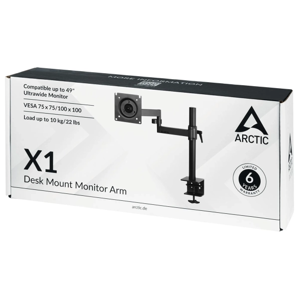 Купить Крепление для монитора (кронштейн) Arctic X1 (AEMNT00061A) - фото 6