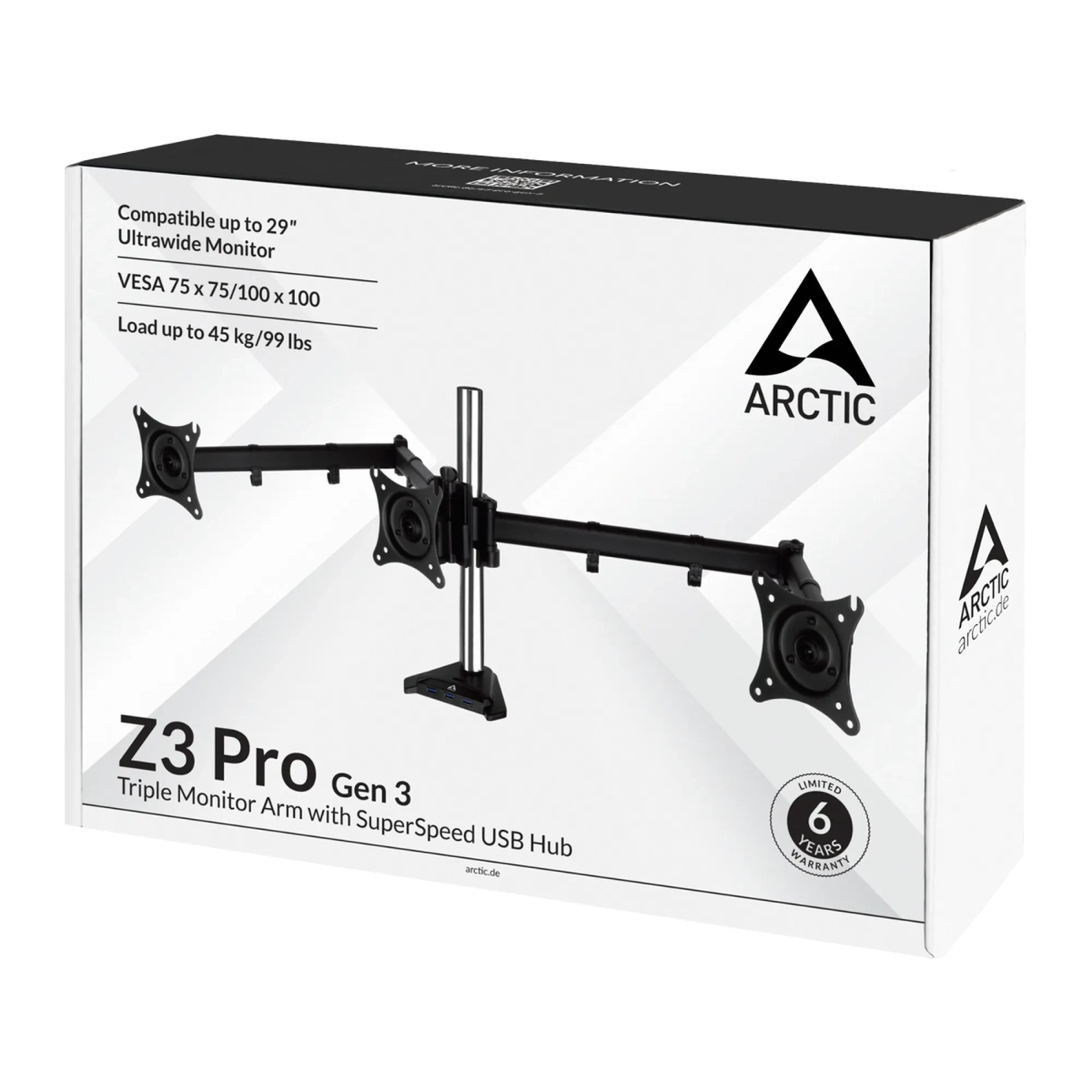 Купить Крепление для монитора (кронштейн) Arctic Z3 Pro (Gen 3) (AEMNT00051A) - фото 14