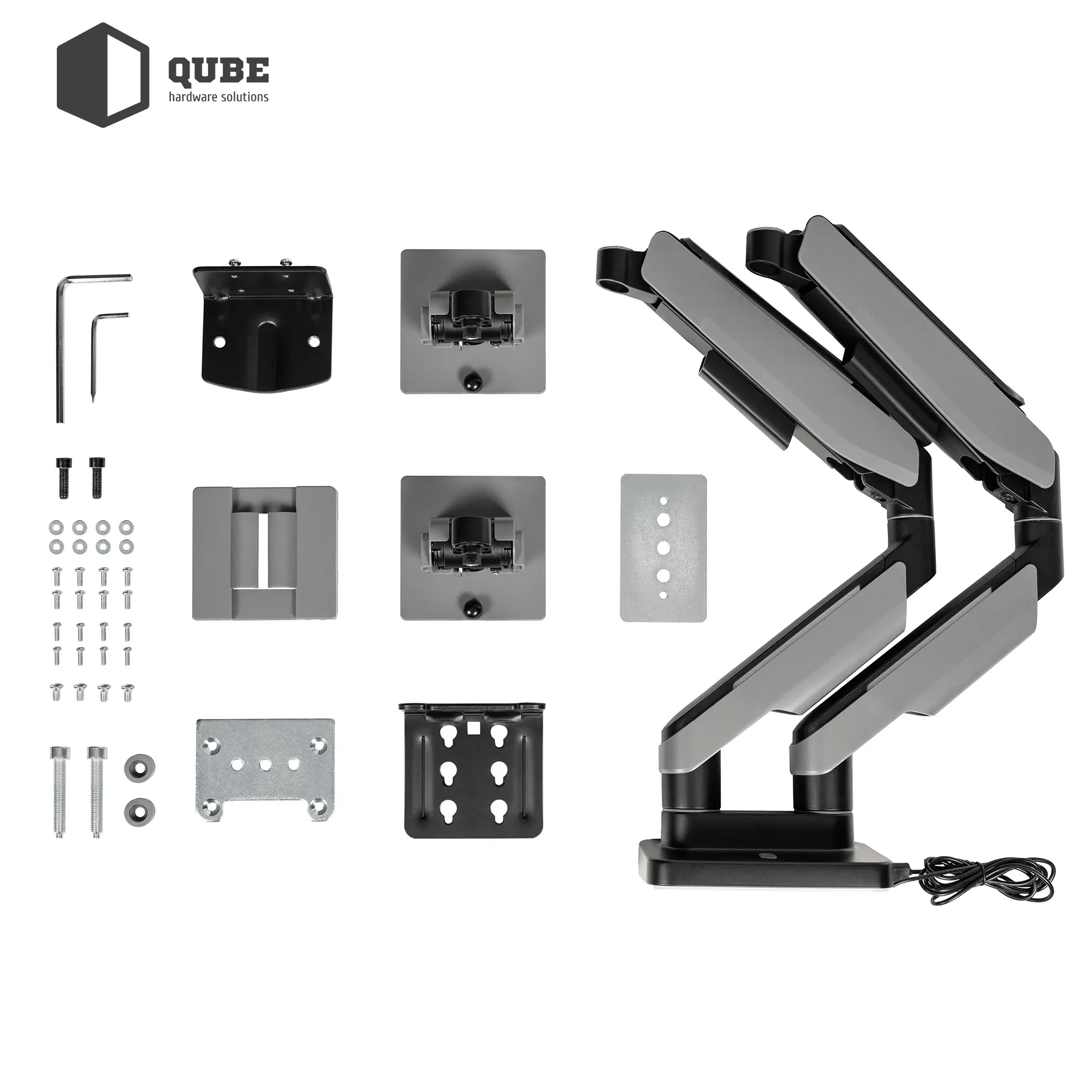 Купить Крепление для монитора (кронштейн) Qube RGB3520GD до 2x35" 2-20 кг - фото 20