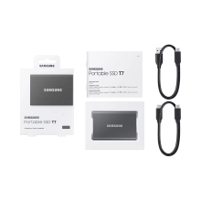 Купить SSD диск Samsung T7 Gray 4TB USB-C (MU-PC4T0T/WW) - фото 8