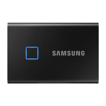 Купить SSD диск Samsung T7 Touch Black 1TB USB-C (MU-PC1T0K/WW) - фото 1