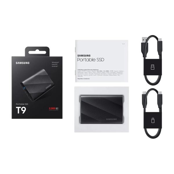 Купить SSD диск Samsung T9 Black 2TB USB-C (MU-PG2T0B/EU) - фото 8