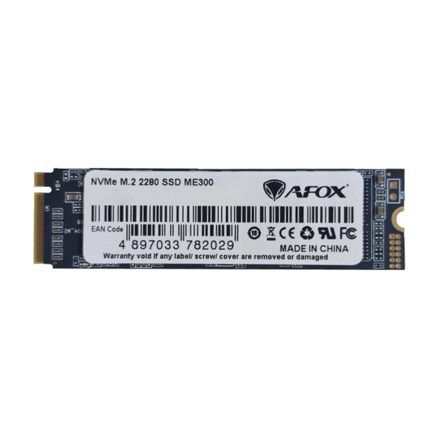 Купить SSD диск 256GB AFox ME300 M.2 PCIe NVMe Gen 3x4 3D TLC NAND (ME300-256GN) - фото 2