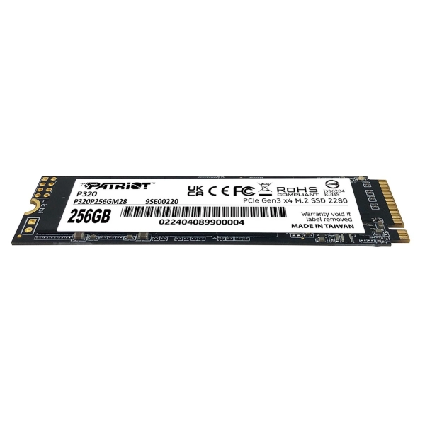 Купить SSD диск 256GB Patriot P320 M.2 PCIe 3.0 x4 NVMe TLC (P320P256GM28) - фото 2
