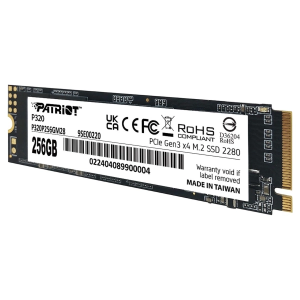 Купить SSD диск 256GB Patriot P320 M.2 PCIe 3.0 x4 NVMe TLC (P320P256GM28) - фото 4