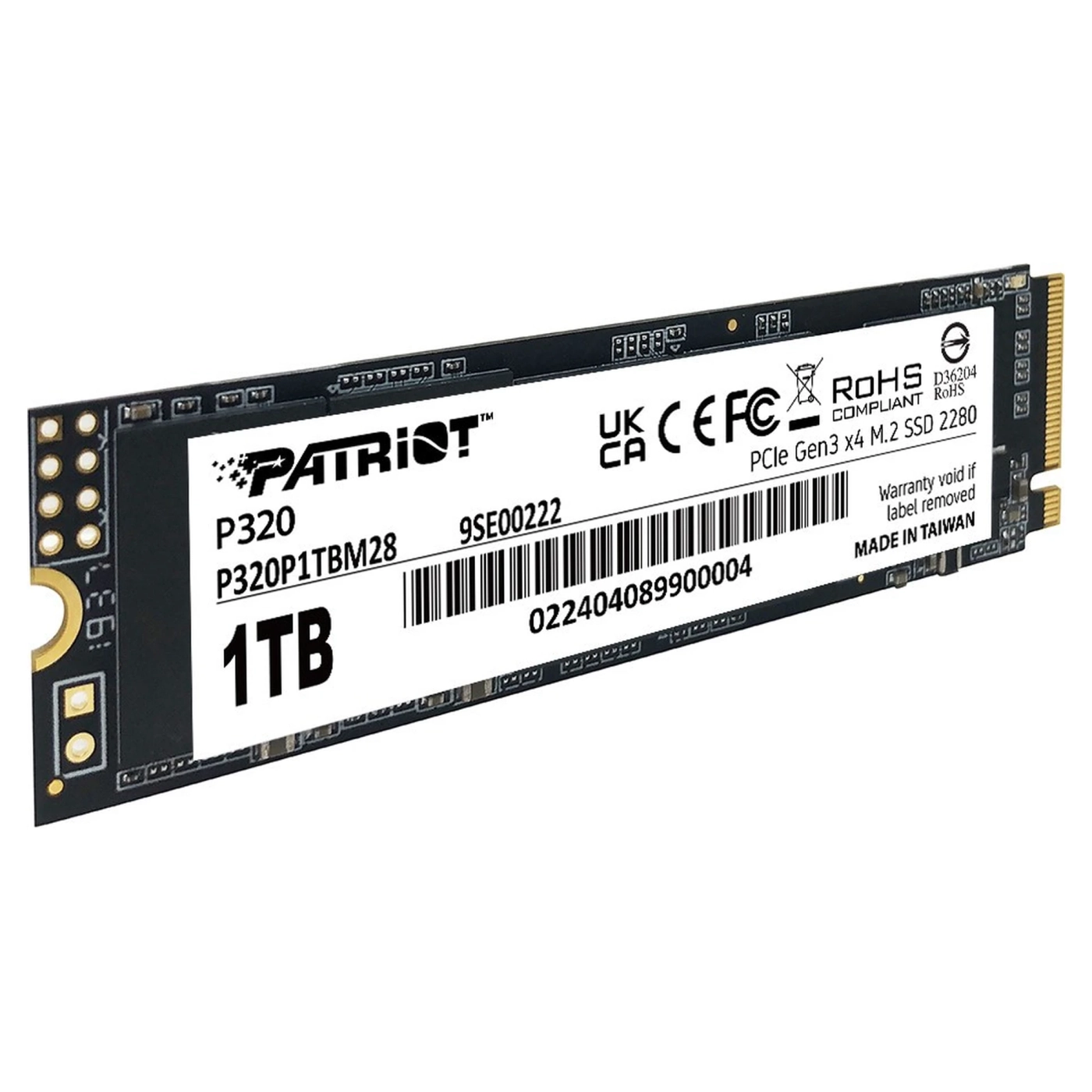 Купить SSD диск M.2 1TB Patriot (P320P1TBM28) - фото 3