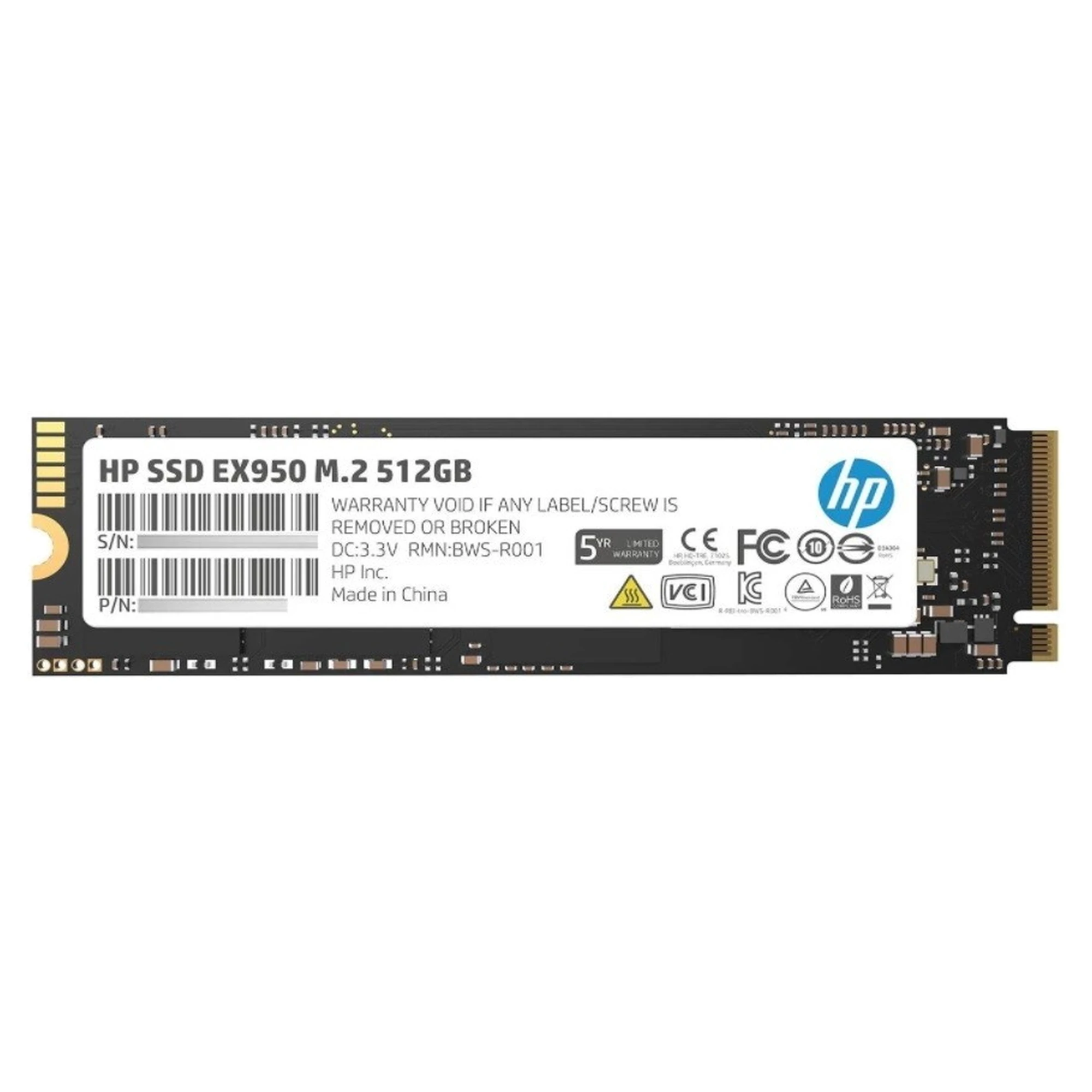 Купить SSD диск M.2 512GB EX950 HP (5MS22AA#ABB) - фото 1