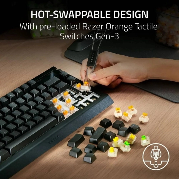 Купить Клавиатура RAZER BlackWidow V4 Pro Black (RZ03-05130300-R3E1) - фото 8