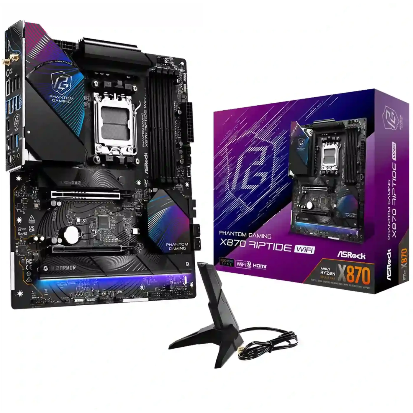 Купити Материнська плата ASRock X870 RIPTIDE WIFI - фото 1