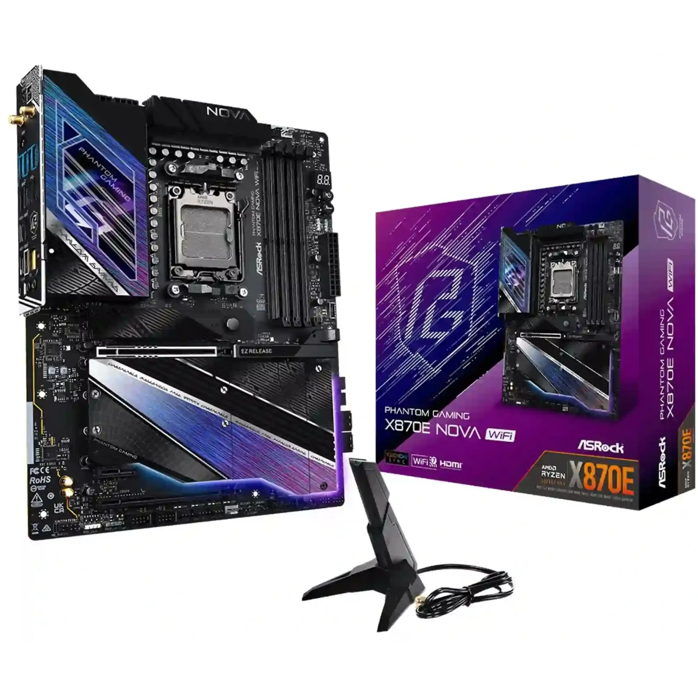 Купить Материнская плата ASRock X870E NOVA WIFI - фото 1
