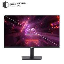 Купить Монитор 23.8" QUBE V24F100-IPS FHD 100Hz - фото 2