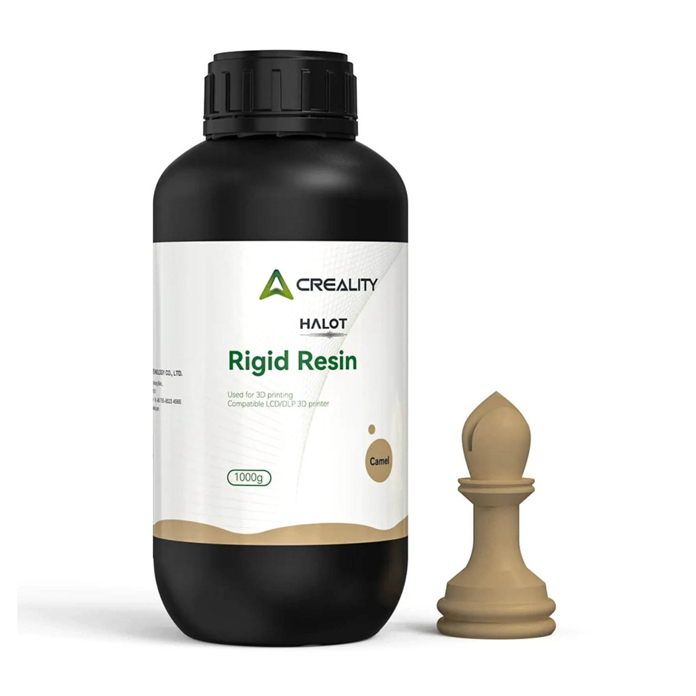 Купить Фотополимерная смола CREALITY HALOT Rigid Resin 1кг, светло коричневый (3302020102) - фото 1
