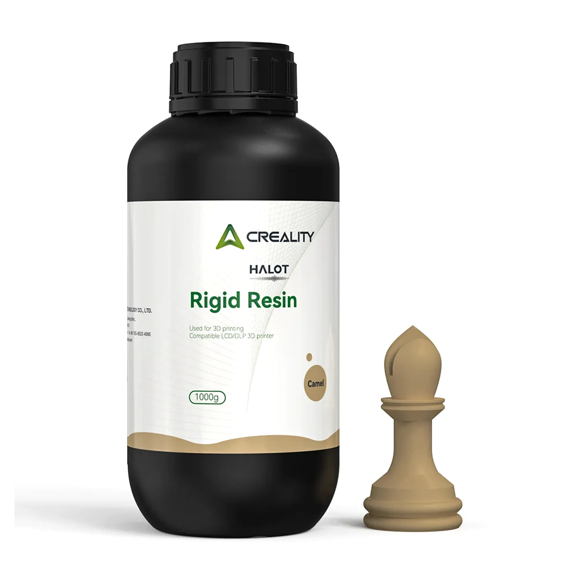 Купить Фотополимерная смола CREALITY HALOT Rigid Resin 1кг, светло коричневый (3302020102) - фото 1