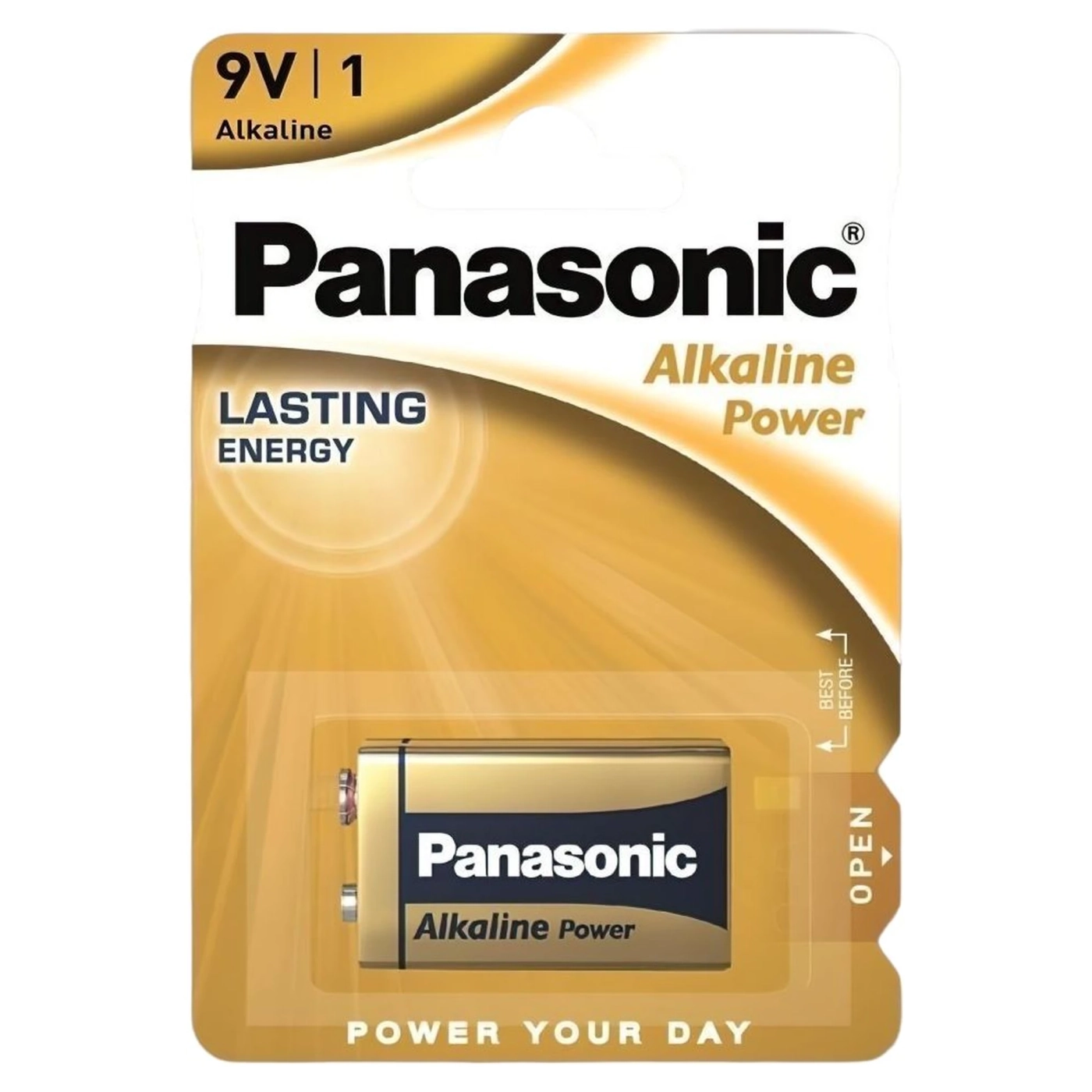 Купити Батарейка Panasonic ALKALINE POWER 6LF22 (6LR61REB/1BP) 1 шт - фото 1