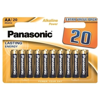 Купить Батарейка Panasonic ALKALINE POWER AA BLI 20 (LR6REB/20BW) - фото 1