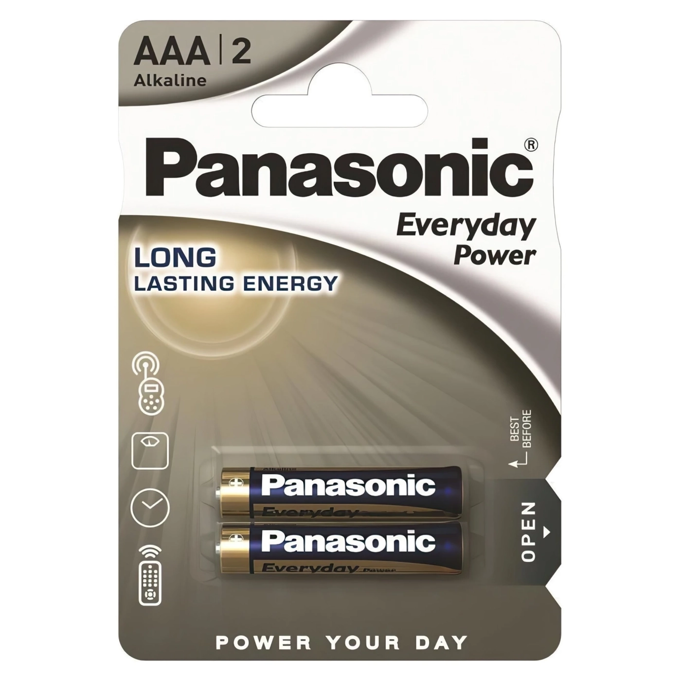 Купити Батарейка Panasonic EVERYDAY POWER AAA BLI 2 ALKALINE (LR03REE/2BR) - фото 1