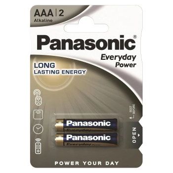 Купити Батарейка Panasonic EVERYDAY POWER AAA BLI 2 ALKALINE (LR03REE/2BR) - фото 1