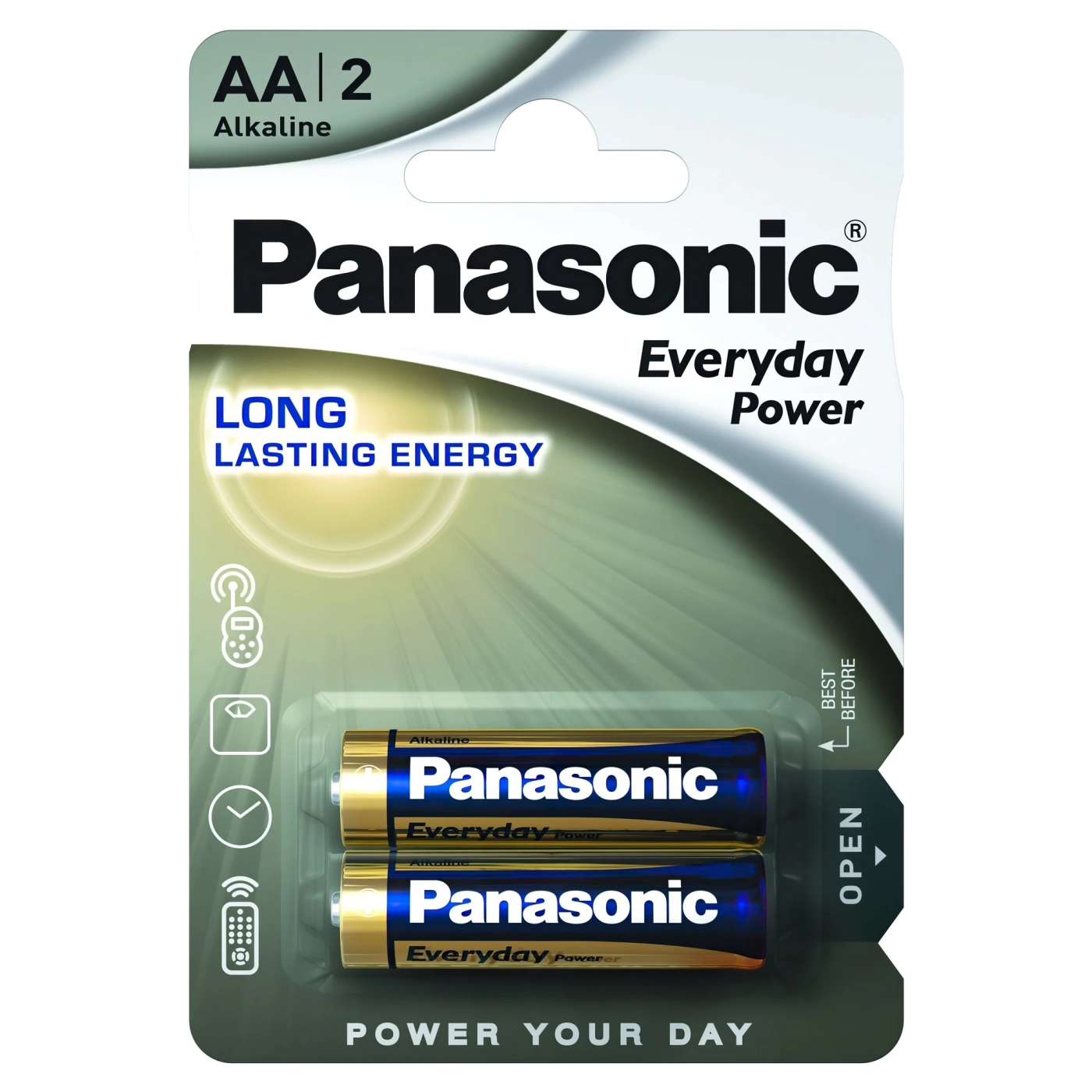 Купити Батарейка Panasonic EVERYDAY POWER ALKALINE AA 2 шт. (LR6REE/2BR) - фото 1