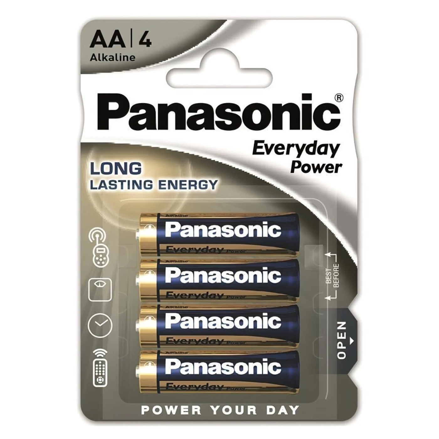 Купити Батарейка Panasonic EVERYDAY POWER ALKALINE AA 4 шт. (LR6REE/4BP) - фото 1