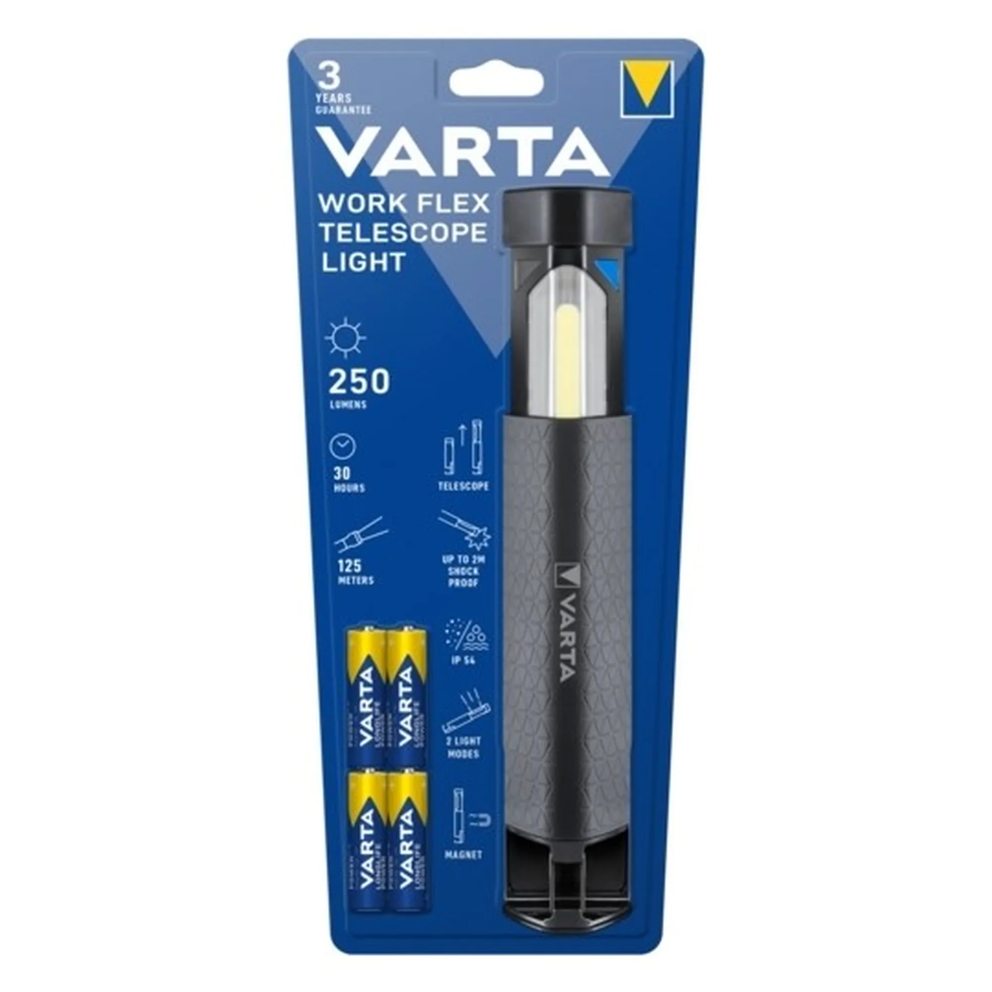 Купить Фонарь Varta Work Flex Telescope Light (18646101421) - фото 2