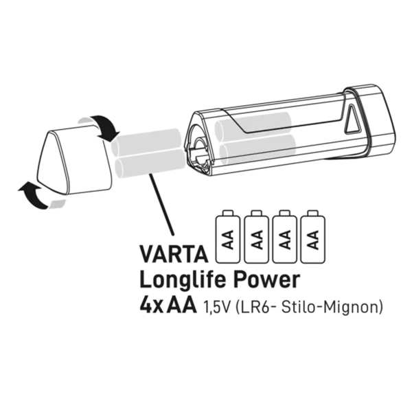 Купить Фонарь Varta Work Flex Telescope Light (18646101421) - фото 3