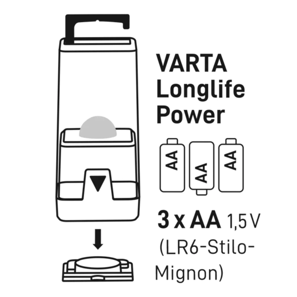 Купить Фонарь Varta Outdoor Ambiance Lantern L10 (16666101111) - фото 3