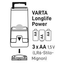 Купить Фонарь Varta Outdoor Ambiance Lantern L30RH (18666101111) - фото 3