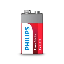 Купить Батарейка Philips Power Alkaline 6LR61 (6LF22, MN1604, MX1604, Крона) 1 шт (6LR61P1B/10) - фото 2