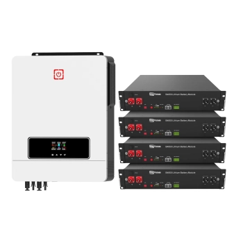Купить Система хранения энергии HWS MAX10.2K-LDY9.6K1-LFP 10.2kW 9.6kWh 4BAT LiFePO4 6000 циклов - фото 1