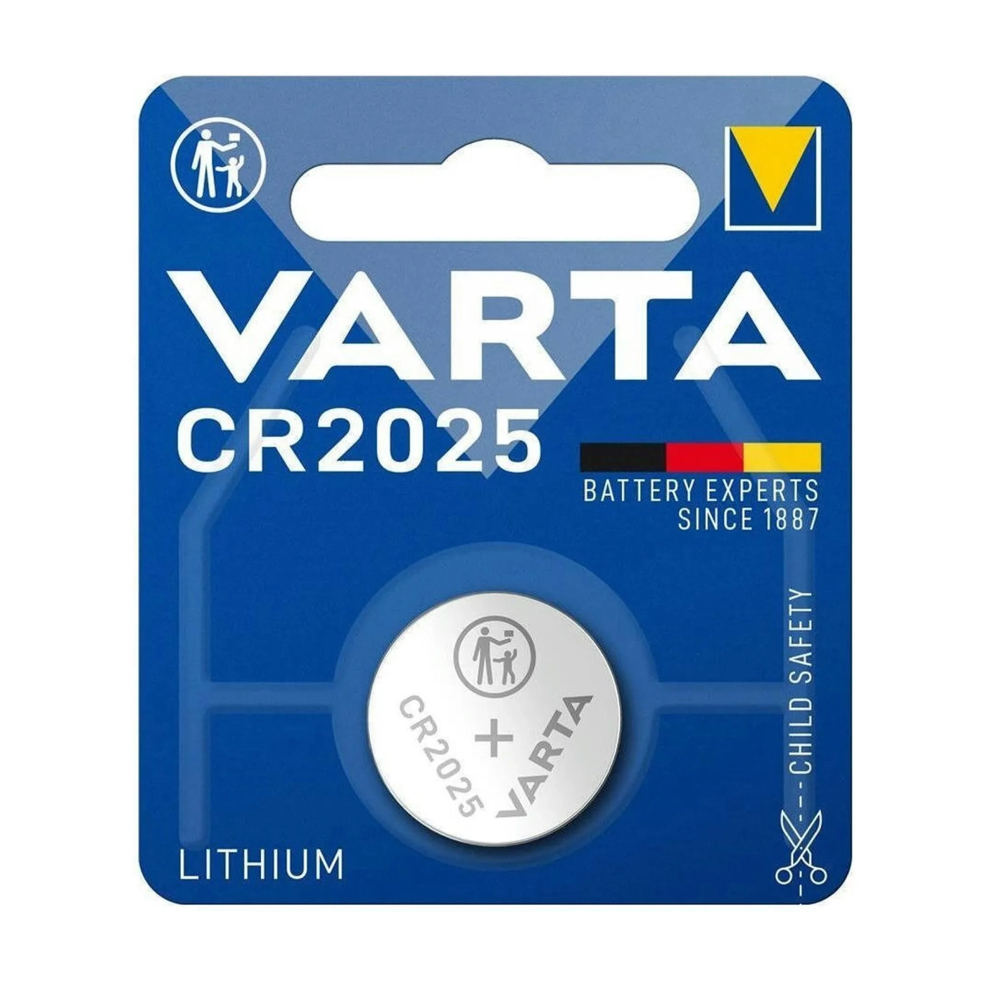 Купить Батарейка VARTA CR2025 Lithium 1 шт (06025101401) - фото 1